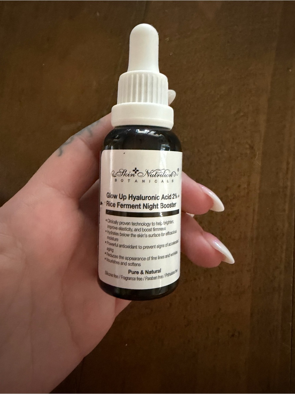 Skin Nutritions Botanicals Glow Up Hyaluronic Acid 2% + Rice Ferment serum